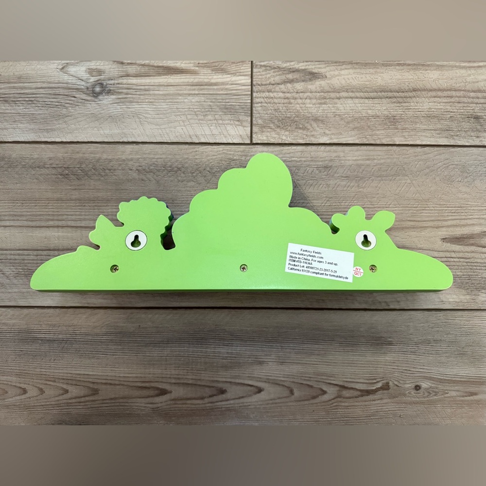 Hand painted Wooden Butterfly Kids Wall Hook - Picture 2 of 2